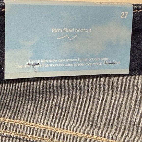 7 For All Mankind B(Air) Kimmie Form Fitted Bootcut Blue Jeans Womens 27 NWT - Picture 10 of 15